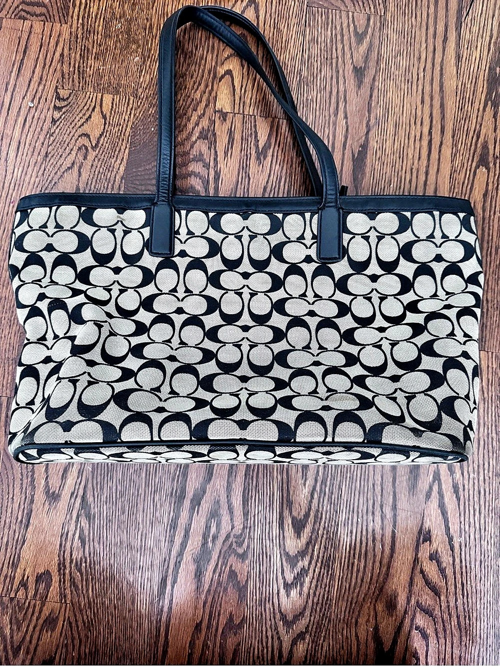 COACH Legacy Weekend Signature Jacquard Shopper Tote